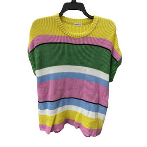 Minnierose Striped Sweater, Multicolor, L, Women's Knitwear